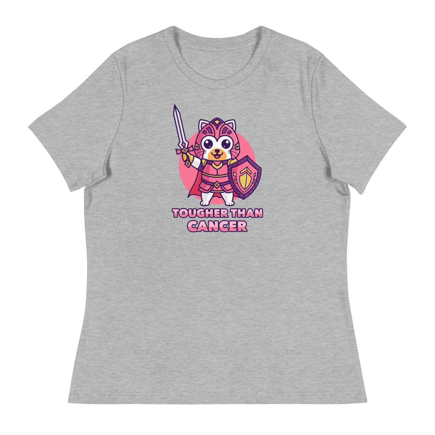 Tougher Than Cancer - Breast Cancer Awareness - Women's Relaxed T-Shirt