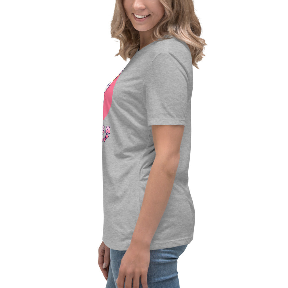 Fight Like a Kitten - Breast Cancer Awareness - Women's Relaxed T-Shirt