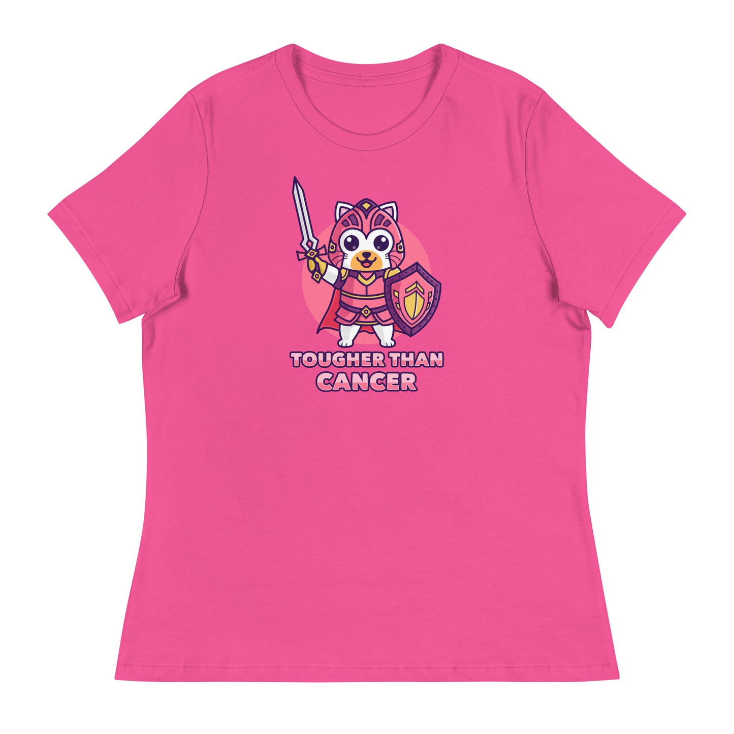 Tougher Than Cancer - Breast Cancer Awareness - Women's Relaxed T-Shirt