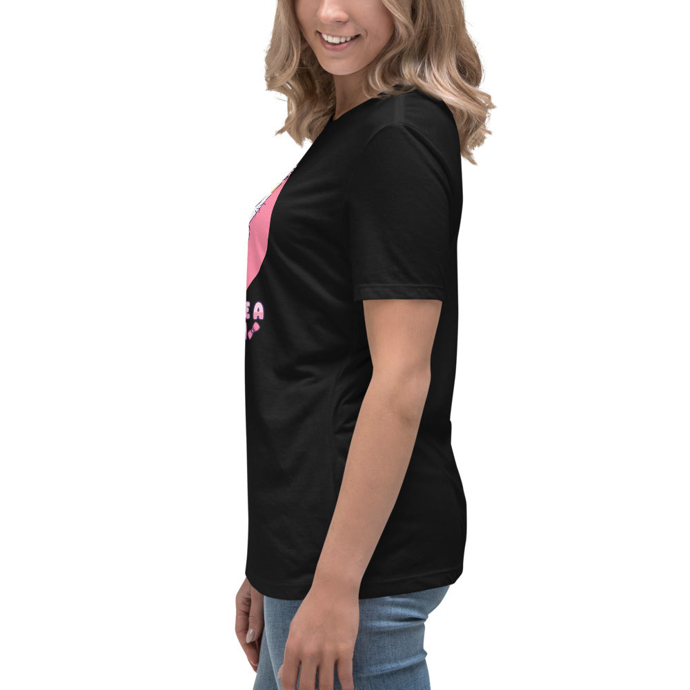 Fight Like a Kitten - Breast Cancer Awareness - Women's Relaxed T-Shirt