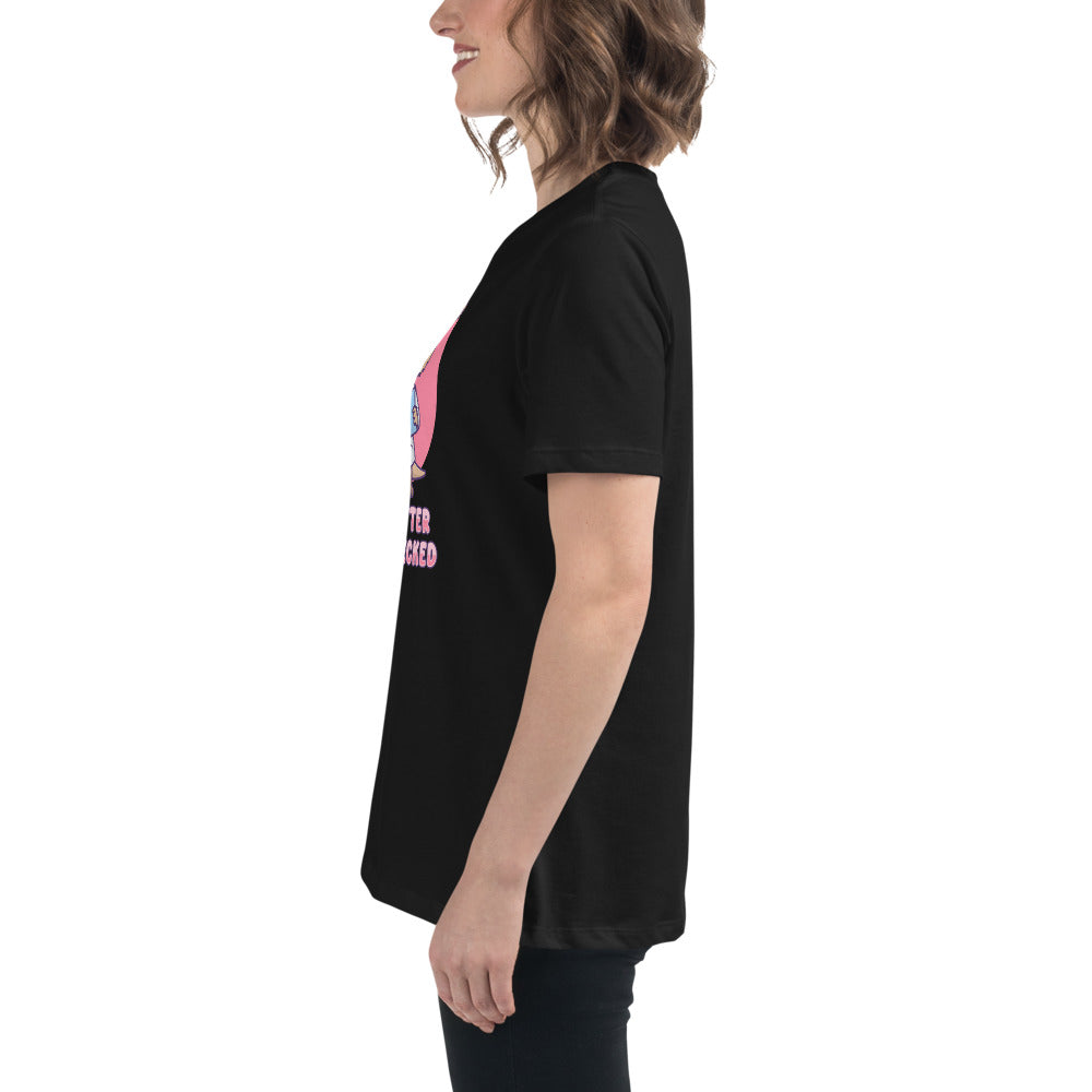 Otter Get Checked - Breast Cancer Awareness - Women's Relaxed T-Shirt