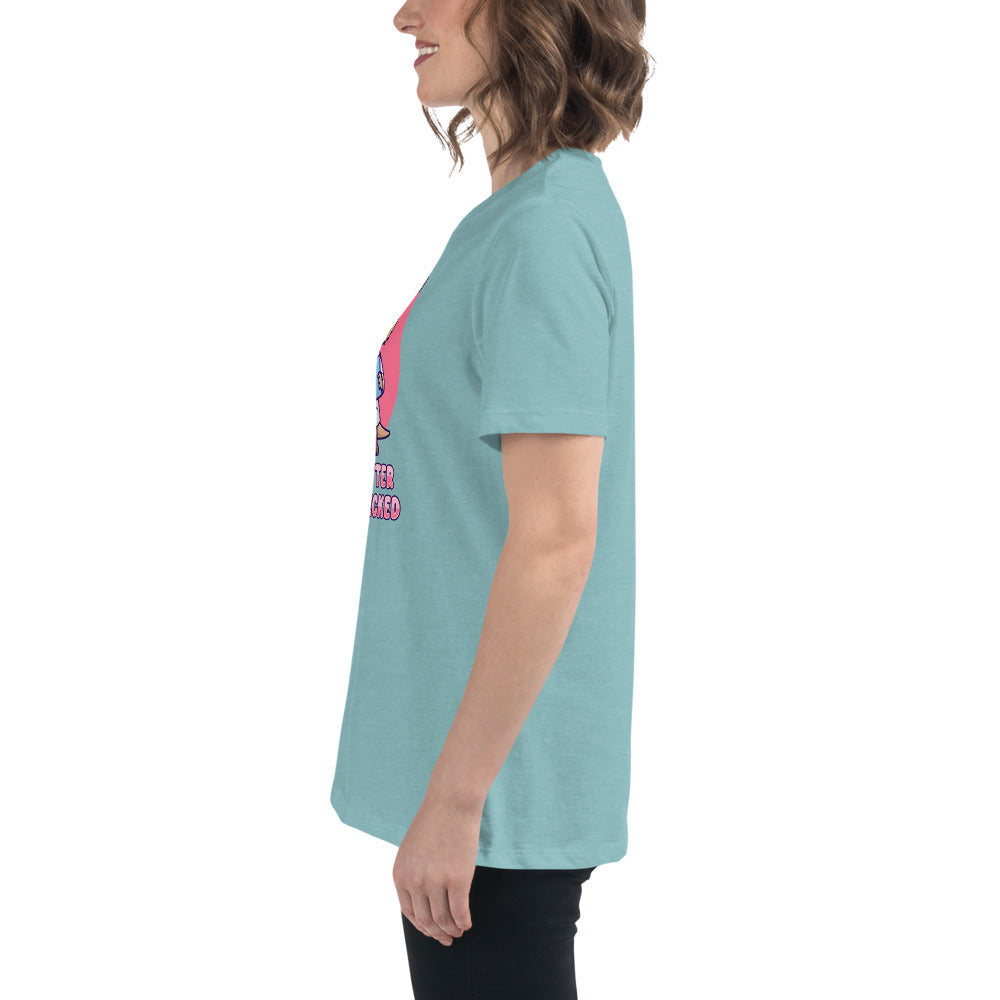 Otter Get Checked - Breast Cancer Awareness - Women's Relaxed T-Shirt