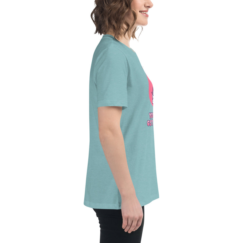 Otter Get Checked - Breast Cancer Awareness - Women's Relaxed T-Shirt