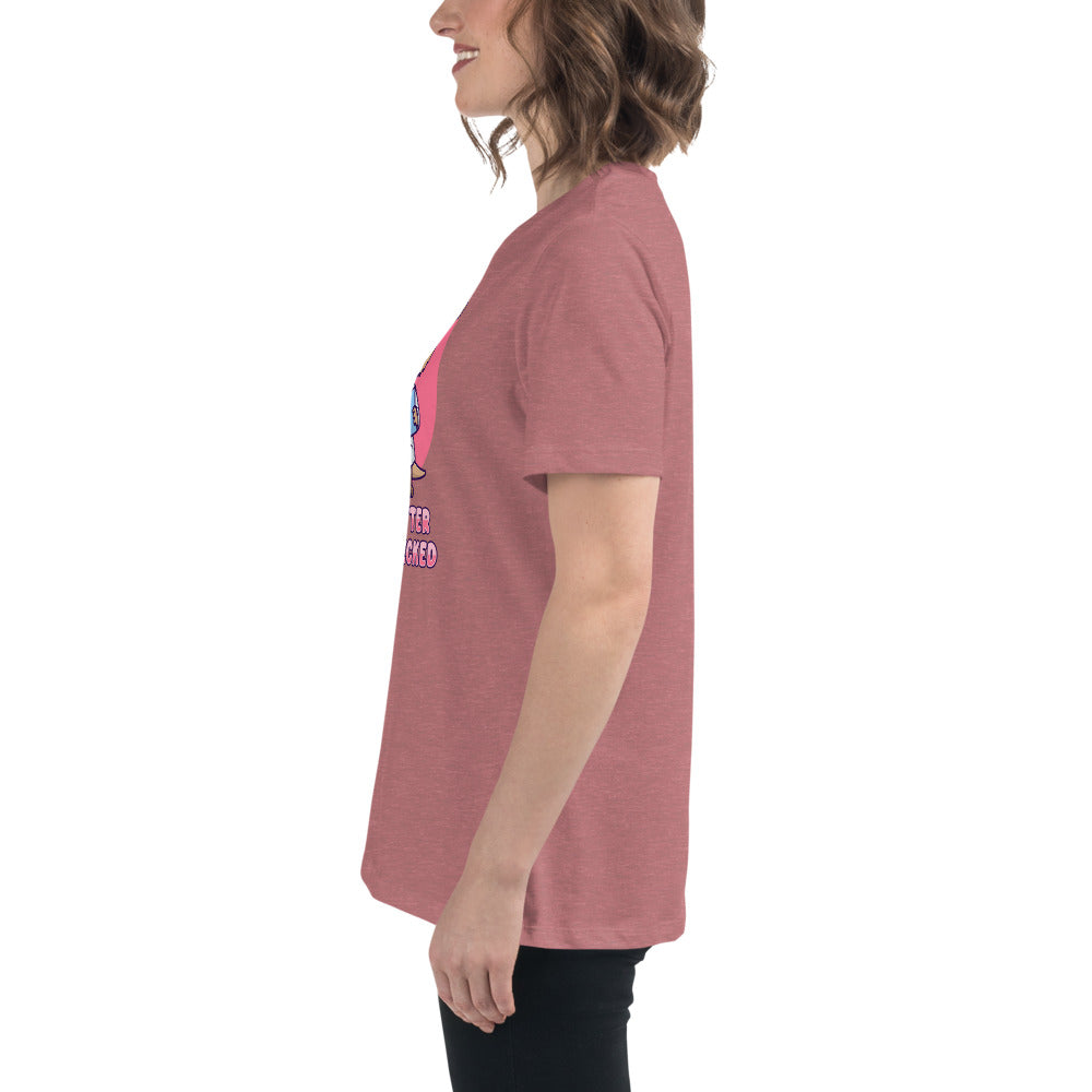 Otter Get Checked - Breast Cancer Awareness - Women's Relaxed T-Shirt