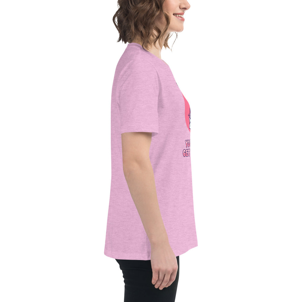 Otter Get Checked - Breast Cancer Awareness - Women's Relaxed T-Shirt