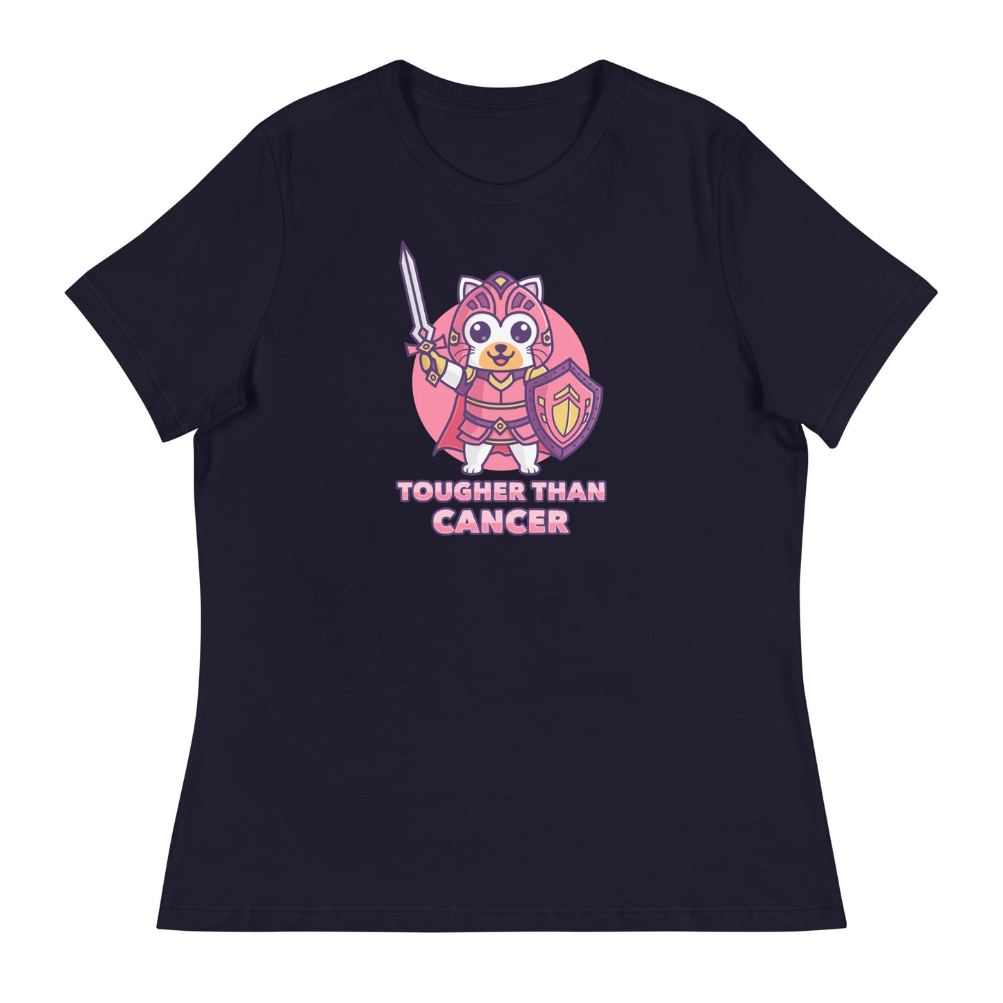 Tougher Than Cancer - Breast Cancer Awareness - Women's Relaxed T-Shirt