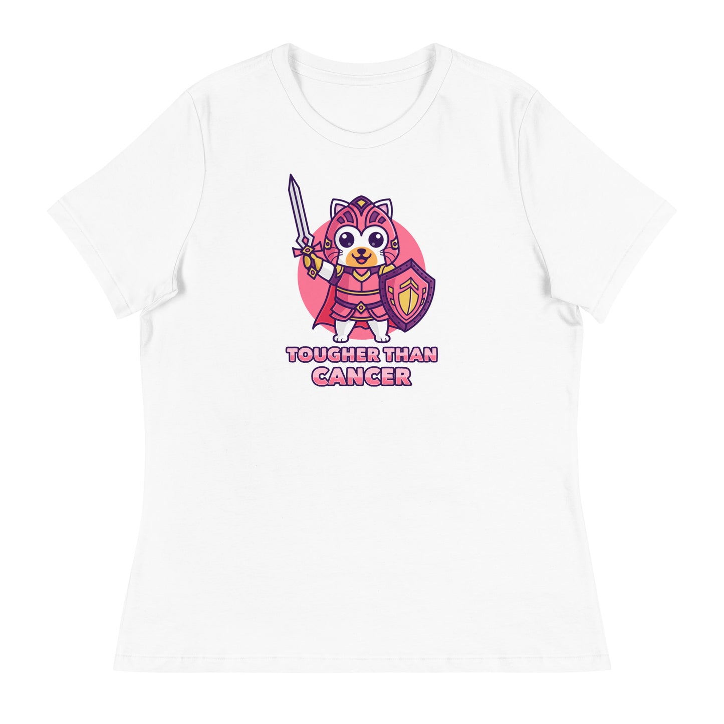 Tougher Than Cancer - Breast Cancer Awareness - Women's Relaxed T-Shirt