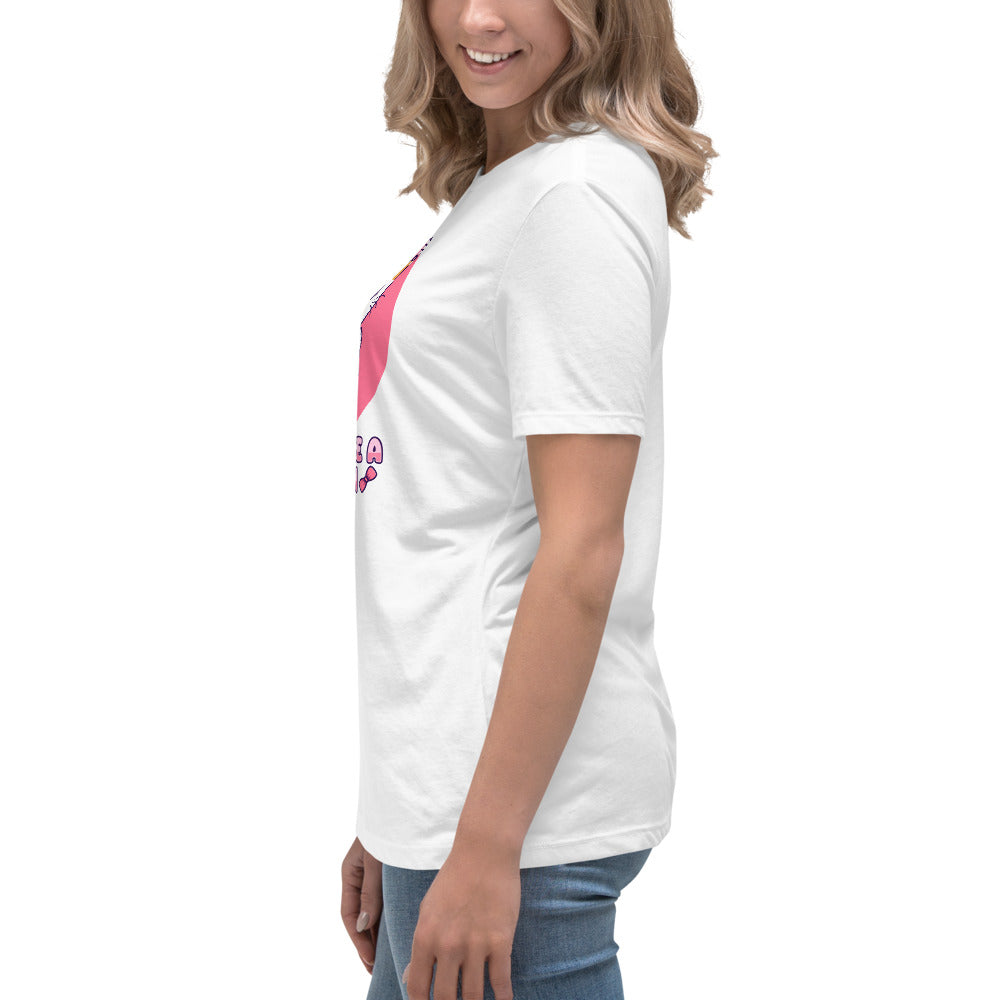 Fight Like a Kitten - Breast Cancer Awareness - Women's Relaxed T-Shirt